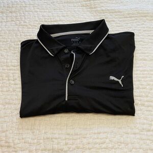 Puma Men's Black Polo Shirt